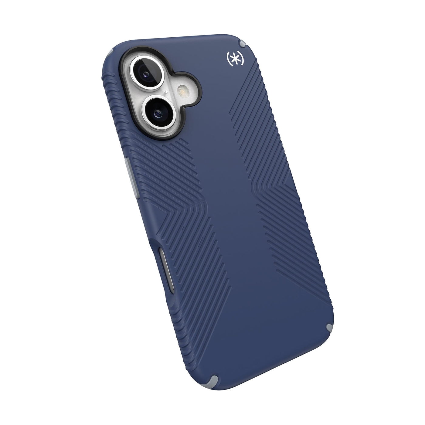 Speck Presidio2 Grip MagSafe for Apple iPhone 16 Case, Coastal Blue/Dust Grey
