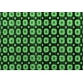 thumbnail image 1 of Ahgly Company Indoor Rectangle Abstract Emerald Green Modern Area Rugs, 7' x 10', 1 of 4