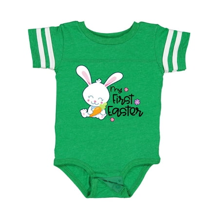 

Inktastic My 1st Easter with Cute Bunny and Carrot Gift Baby Boy or Baby Girl Bodysuit