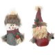 thumbnail image 1 of Muñeco de dibujos animados de Navidad, decoración colgante, adorno para ventana, chimenea, juguete colgante, suministros para fiesta (muñeco de nieve y Papá Noel), 2 uds., 1 of 3