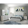 thumbnail image 2 of Pemberly Row 5-piece Queen Panel Wood Bedroom Set in Coastal White, 2 of 7