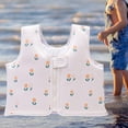thumbnail image 6 of harayaa Kids Swim Vest Boys Girls Cute for Fishing Swimming Water Sports White Tulips, 6 of 9