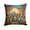 Graveyard 2215, variant on Slavic Witch Spooky Halloween Fabric Decorative Pillow 18 in x 18 in
