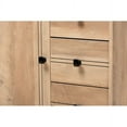 thumbnail image 6 of Baxton Studio Patterson Modern and Contemporary Oak Brown Finished 3-Drawer Kitchen Storage Cabinet, 6 of 7