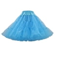 thumbnail image 2 of Aboser Tutu Skirts for Women Petticoat Ballet Dance Skirt Fluffy Layers Tulle Party Skirts Knee Length Mesh Underskirt, 2 of 3