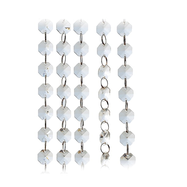 Cuentas Colgantes De Cristal Cuentas De Acrílico Transparente Colgantes Para Decoración De Boda Suministros Para Fiestas En Casa 5 Uds. Speravity HA017123-00