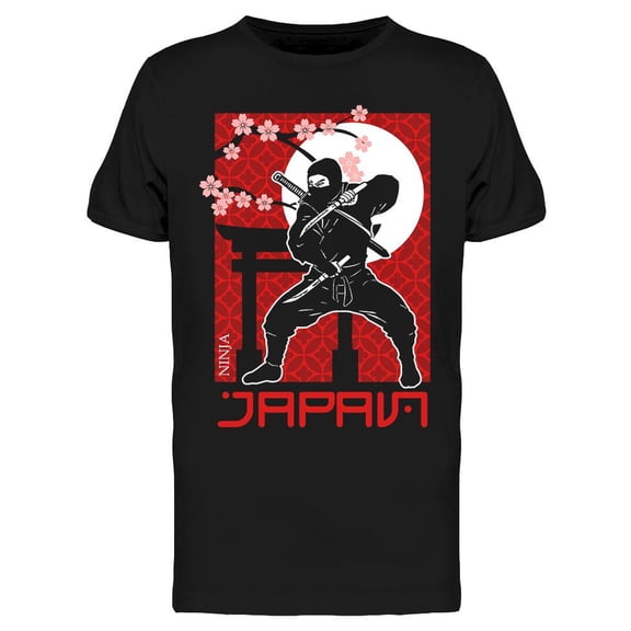 Japan Ninja T-Shirt Men -Image by Shutterstock, Male XX-Large