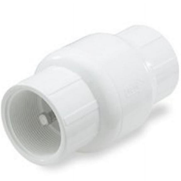 Kbi Spring Check Valve Fipt X Fipt 1-1/4 " 150 Psi Sch 40 Pvc
