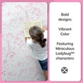 thumbnail image 4 of Miraculous Ladybug Paris Streets White 3'3" x 5' Ivory Pink Area Rug by Well Woven, 4 of 5