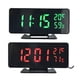 thumbnail image 1 of Reloj digital LED de 2 piezas, relojes eléctricos, brillo, temperatura, decoración del hogar Rojo y verde, 1 of 9