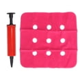 thumbnail image 3 of Coussin Gonflable de Chaise, 19 X 19in Coussin d'Air en Forme de Carré de Soulagement de Pression pour Chaise Roulante Rose Rouge, 3 of 8