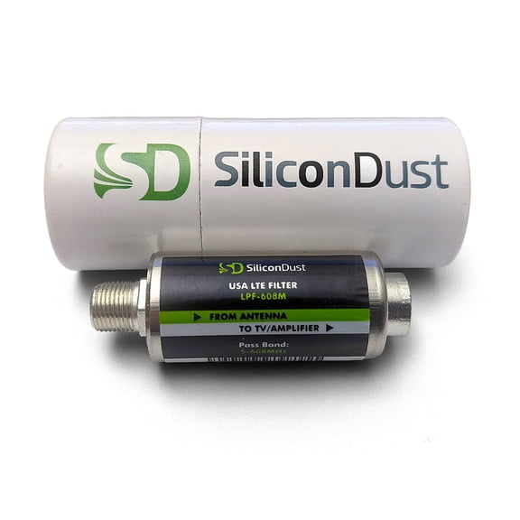 SiliconDust LPF-608M LTE Filter for TV Antennas USA 2020 Standard 600/608/618MHz