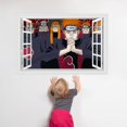 thumbnail image 3 of Pegatina de pared 3D de Naruto Uchiha Itachi Shippuden, decoración del hogar, calcomanías de anime de 60x90cm Afortunado Sencillez, 3 of 4
