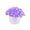 Purple, variant on Tainini Artificial Potted Flowers ,Flower Plants Desktop for Home and Office, for Table,Bookshelf,Bedroom,Living Room
