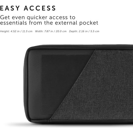 Native Union Stow Organizer – Travel Tech Kit – Flexible Storage & Quick-Access Pocket (Slate)