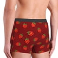 thumbnail image 3 of Uemuo Strawberry Pattern Men's Boxer Briefs,Trunk Anti-Chafing,Comfortable, Durable, and Stylish Underwear-, 3 of 9