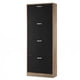 thumbnail image 1 of Mueble Zapatero Organizador de Calzado 4 Cajones Blanco y Madera, Clóset para Zapatos hasta 24 Pares negro M, 1 of 6