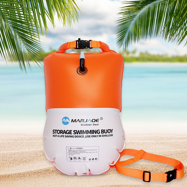Remolque Flotador Dry Bag 20L Bolsa de aire Ropa Monedero Almacenamiento Equipo de natación al aire libre Hugtrwg Para estrenar