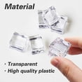 thumbnail image 3 of 50Pcs Clear Fake Ice Cubes, 20mm Reusable Acrylic Fake Ice Cubes,Acrylic Clear Ice Rock for Home Decoration, 3 of 4