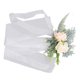 thumbnail image 4 of Arreglo floral para silla, arreglo floral para silla con flores para silla de boda, respaldo de silla con gasa, los mejores materiales, 4 of 8