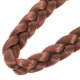 thumbnail image 2 of Diadema elástica trenzada de moda, clásica, ancha, sintética, accesorio de belleza para mujer (café), 2 of 7