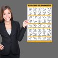 thumbnail image 4 of 17 Pack - Exercise Poster Set: Dumbbell, Suspension, Kettlebell, Muscular, Medicine Ball, Battle Rope,, 4 of 5
