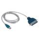 thumbnail image 1 of USB to Parallel IEEE 1284 Printer Adapter Cable PC (Connect your old parallel printer to a USB port), 1 of 5