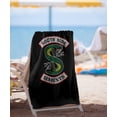 thumbnail image 2 of Riverdale South Side Serpent Officially Licensed Beach Towel 30' X 60', 2 of 6