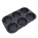 thumbnail image 1 of Molde Para Hornear, -40 ℉ A +446 ℉ Resistencia Al Calor Molde Para Panecillos De Hamburguesa De 6 Cavidades Multiusos Para Microondas Para Restaurante, 1 of 7