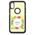 thumbnail image 1 of DistinctInk Custom SKIN / DECAL compatible with OtterBox Commuter for iPhone XS MAX (6.5" Screen) - Be Blessed - Floral Pattern Yellow, 1 of 5