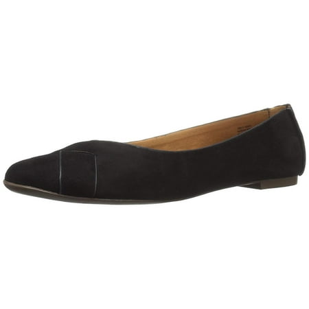 Bc Footwear Women's Petite V-Suede Ballet Flat
