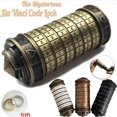 thumbnail image 1 of Da Vinci Combination Lock Toy Metal Wedding Gift Guard or Valentine‘s Day Escape Code Puzzle, 1 of 7