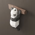 thumbnail image 1 of Lindo Panda 3D modelo de papel DIY Animal Papercraft figuras de acción rompecabezas niños regalo decoraciones montadas en la pared, 1 of 8