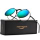 thumbnail image 3 of Gafas de Sol AIEYEZO Redondas con Flip Up para Hombre y Mujer Estilo de los 90 (Colombia), 3 of 7