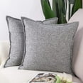 thumbnail image 1 of ASWZXCFGV Linen Throw Pillow Covers 22x22 Inch Green Soft Decorative Cushion Cover for Sofa Bedroom Pillow Shell, 1 of 6