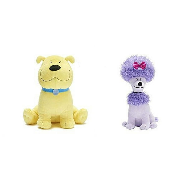 T-Bone 10" and Cleo 11.5" Soft Plush Dolls (Set of 2 Dogs)