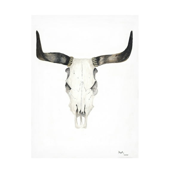 Canvas Wall Art - Lor Muller 'Desolate Min' Wall Art for Living Room, Bedroom, or Office Décor by Trademark Fine Art - 14 x 19 Inches