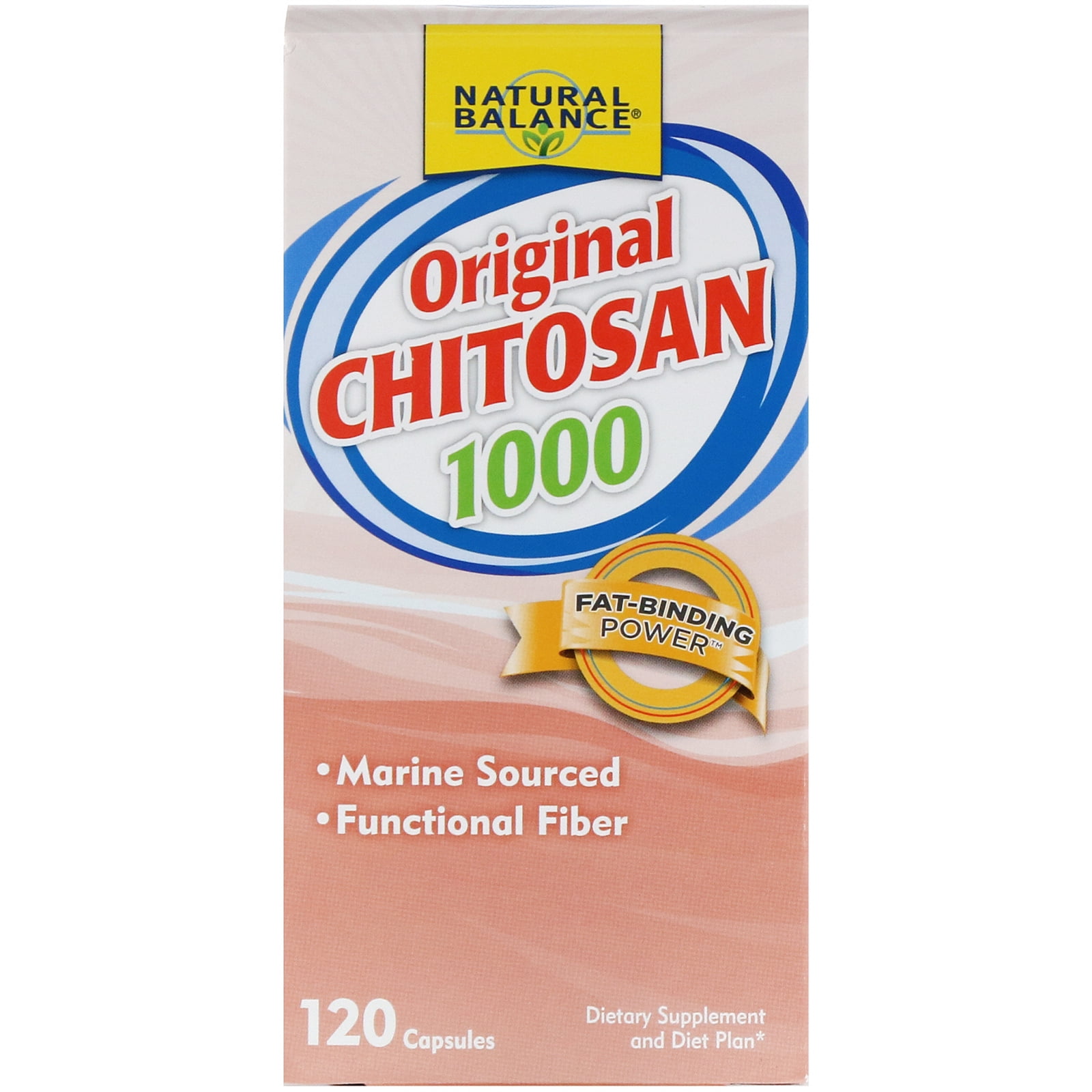 Natural Balance Chitosan 1000mg Fiber Supplement | Healthy Weight ...