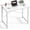 White Wood, variant on Computer Small Desk, 32 Inch Office Writing Work Study Student Home Bedroom Table with Metal Frame Wooden Tabletop No Wheels - White Wood