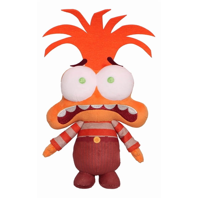 Peluche Plush Ruz Intensamente (Ansiedad 26 cm Naranja)