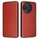 thumbnail image 1 of For TCL 60R 5G 60 5G Case Carbon Fiber Texture Drop-Proof PU Leather Phone Cover - Green, 1 of 5
