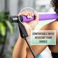 thumbnail image 2 of Pilates Bar Yoga Stick - Pilates bar kit for Home Gym with Pilates Resistance Bands- Purple, 2 of 5