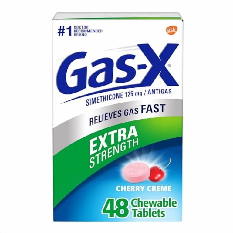 Gas-X Extra Strength Chewable Gas Relief Tablets with Simethicone