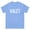 Carolina Blue, variant on Valet Front Logo Valet Parking Car Park Attendants Private Party Tee T-Shirt (Royal, L)