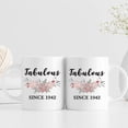 thumbnail image 3 of 1942 Birthday Gifts for Women - Fabulous Since 1942 Birthday Mug - 1942 Birthday Gifts for Mom Grandma Sister Aunt Daughter Granddaughter Friend - 11 Oz, 3 of 6