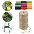 thumbnail image 6 of Kinaerty 100M/Roll 2MM Jute Twine 3 Ply Natural Cuttable Gift Wrapping Packing DIY Crafts Project Hanging Tag Decoration Hemp Rope, 6 of 10