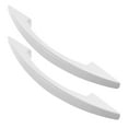 thumbnail image 1 of OUNONA 2Pcs Silver Replacement Refrigerator Handles with Nonslip Durable Material and Quick Tool-Free Install, 1 of 8