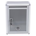 thumbnail image 1 of Office Suggestion Box Letter Box Metal Mailbox Cards Post Box for School Office, 1 of 4