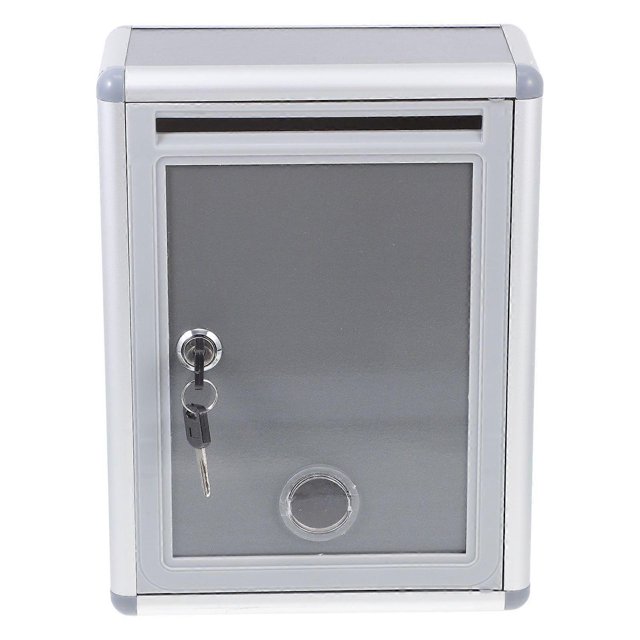 Office Suggestion Box Letter Box Metal Mailbox Cards Post Box for School Office