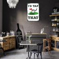 thumbnail image 6 of I''D Tap That Metal Tin Sign Golf Decor Funny Man Cave Sign 8x12 Inch, 6 of 6